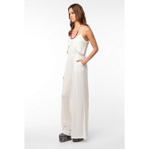 Wide Leg White Jumpsuit | Urban Outfitters